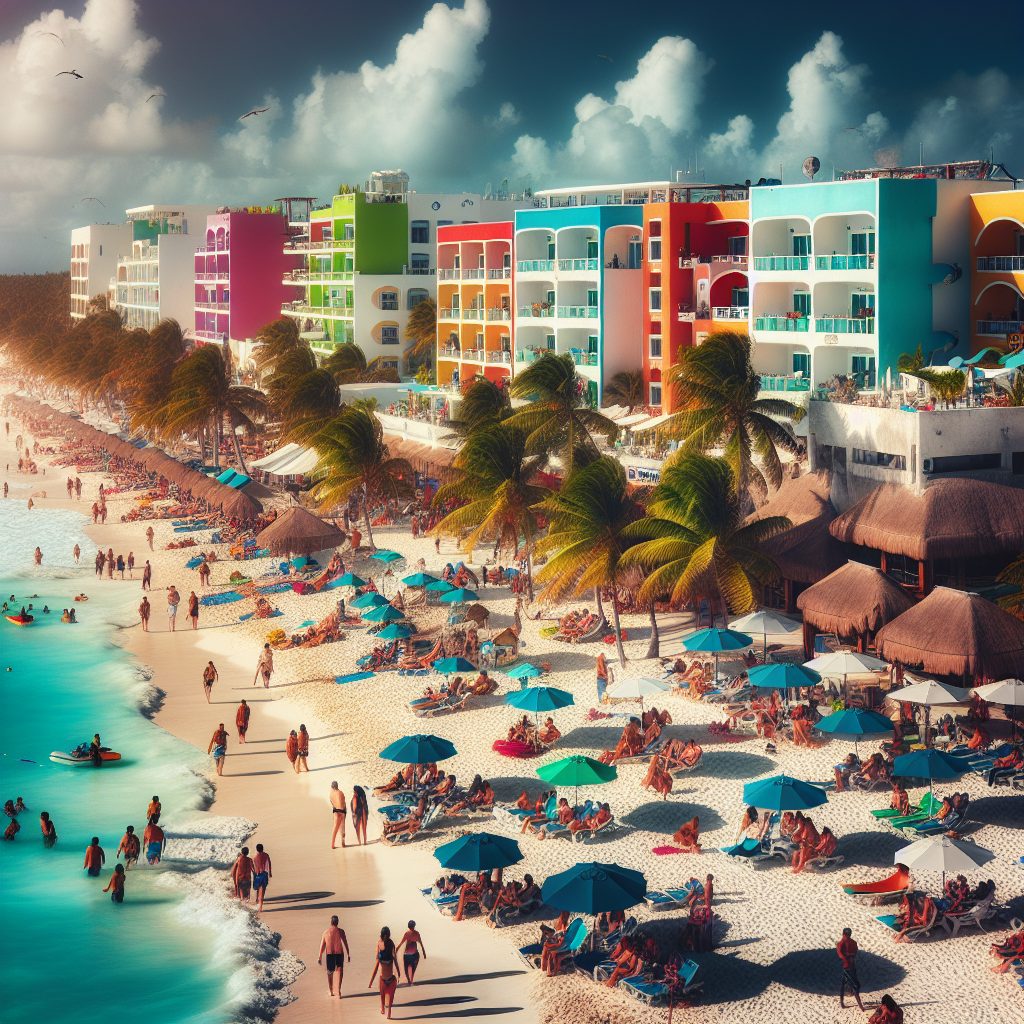 Beachfront Hotels in Cancun Offer Bright Vibrant Energy