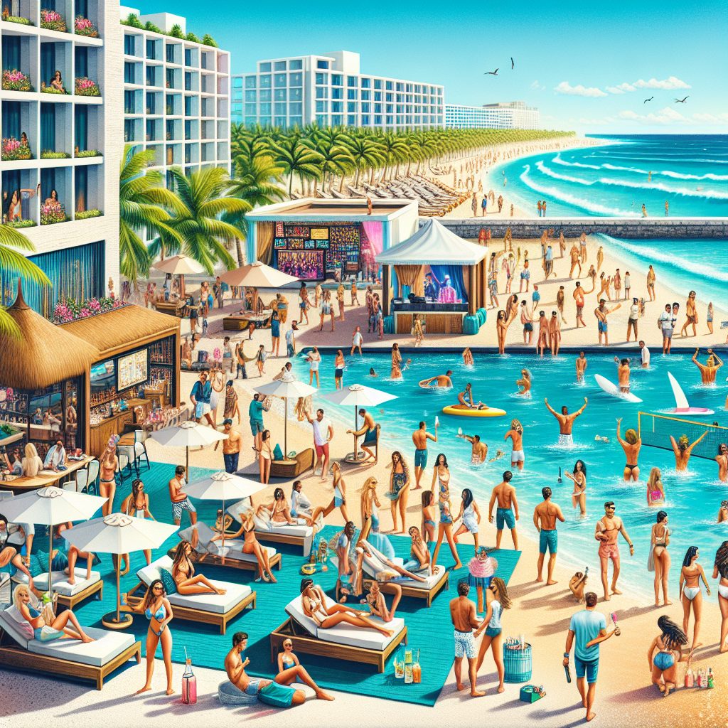 Cancun Hotels Bring Bright Energetic Beachside Social Life