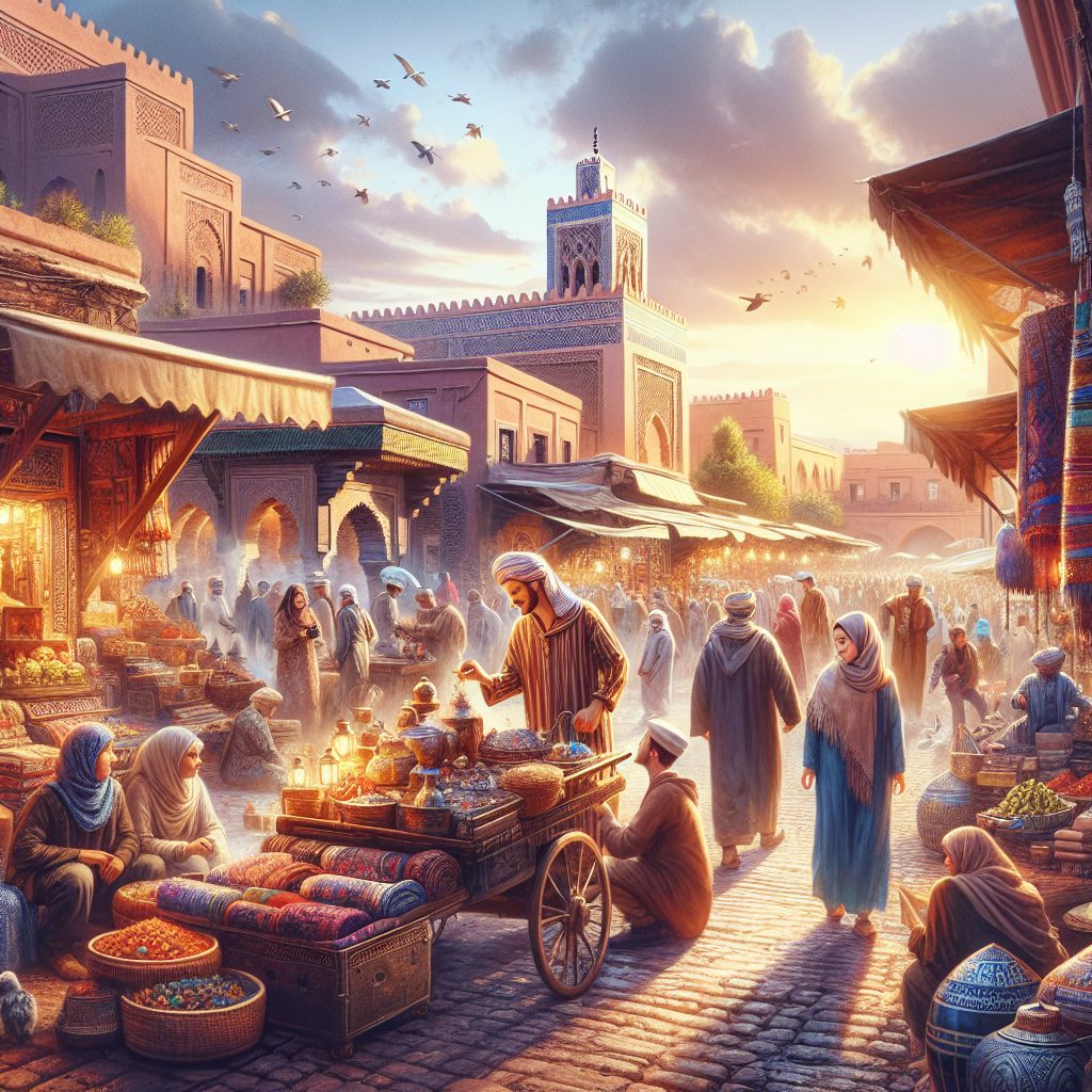 Colorful Marrakech Journey Feeling Alive Cultural Rich Atmosphere