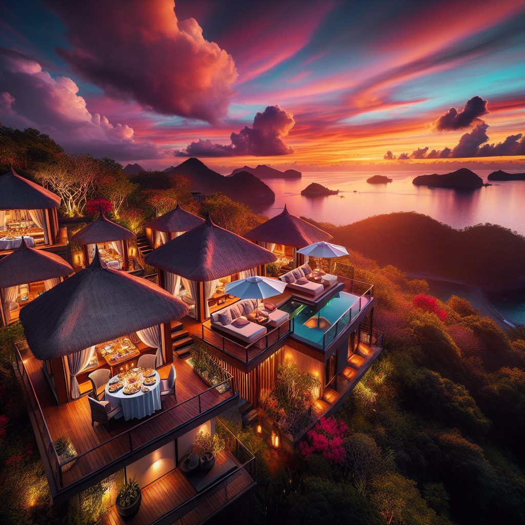 Dovelina Villas for Sunset Dining and Premium Romantic Privacy