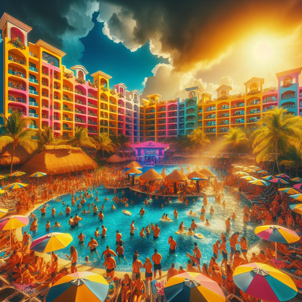 Energetic Cancun Resorts Combine Sun Social Vibrant Life