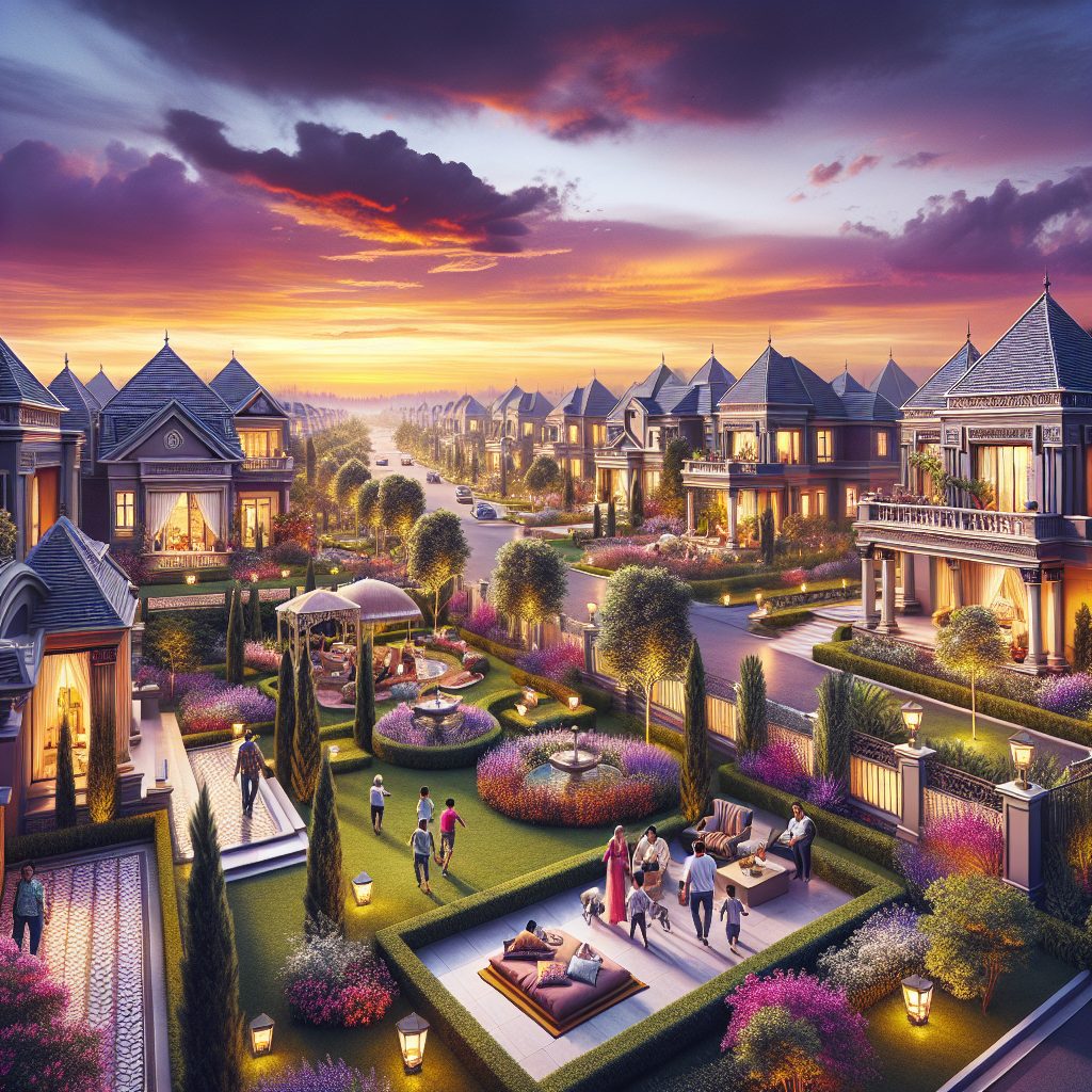 Fionelle Villas for Family Prestige and Sunset-Facing Leisure