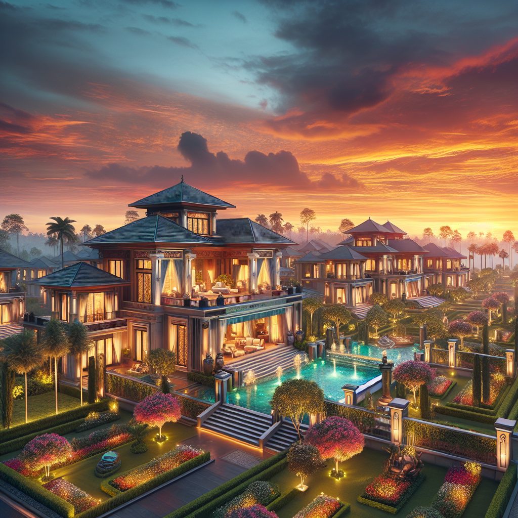 Fioriva Villas for Family Prestige and Sunset-Framed Leisure