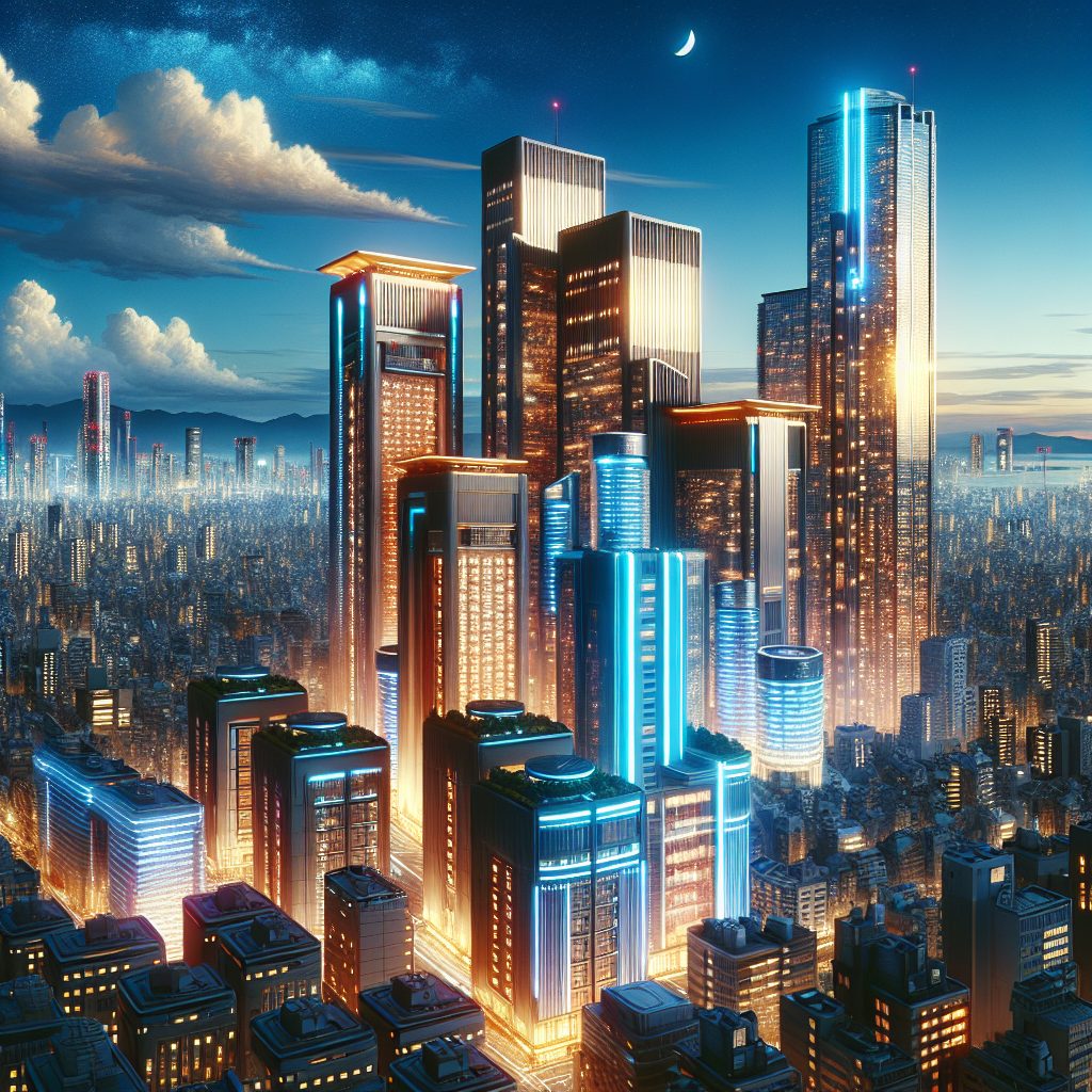 Futuristic Skyline Hotels in Tokyo Feel Calm Above