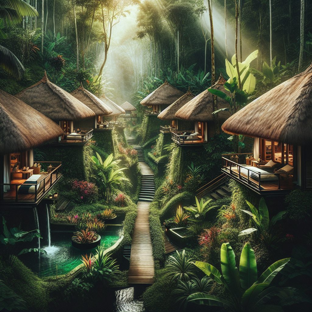 Lush Jungle Resorts in Bali Feel Deeply Connected