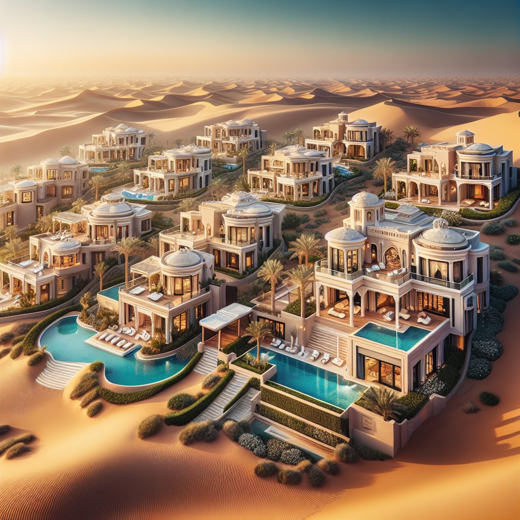 Luxury Desert Villas Dubai Combine Privacy Grand Design