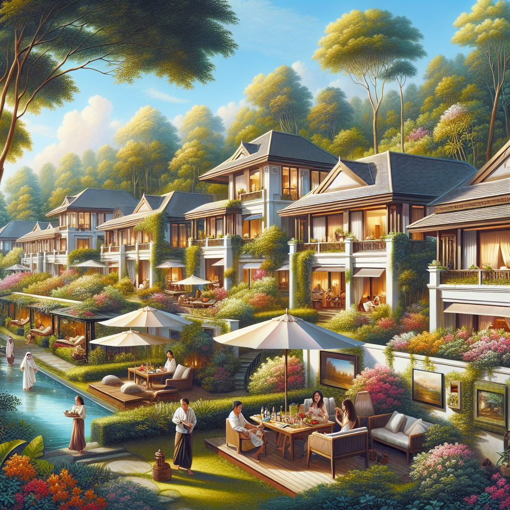 Perelle Villas for Scenic Recharging and Elegant Warm Hospitality