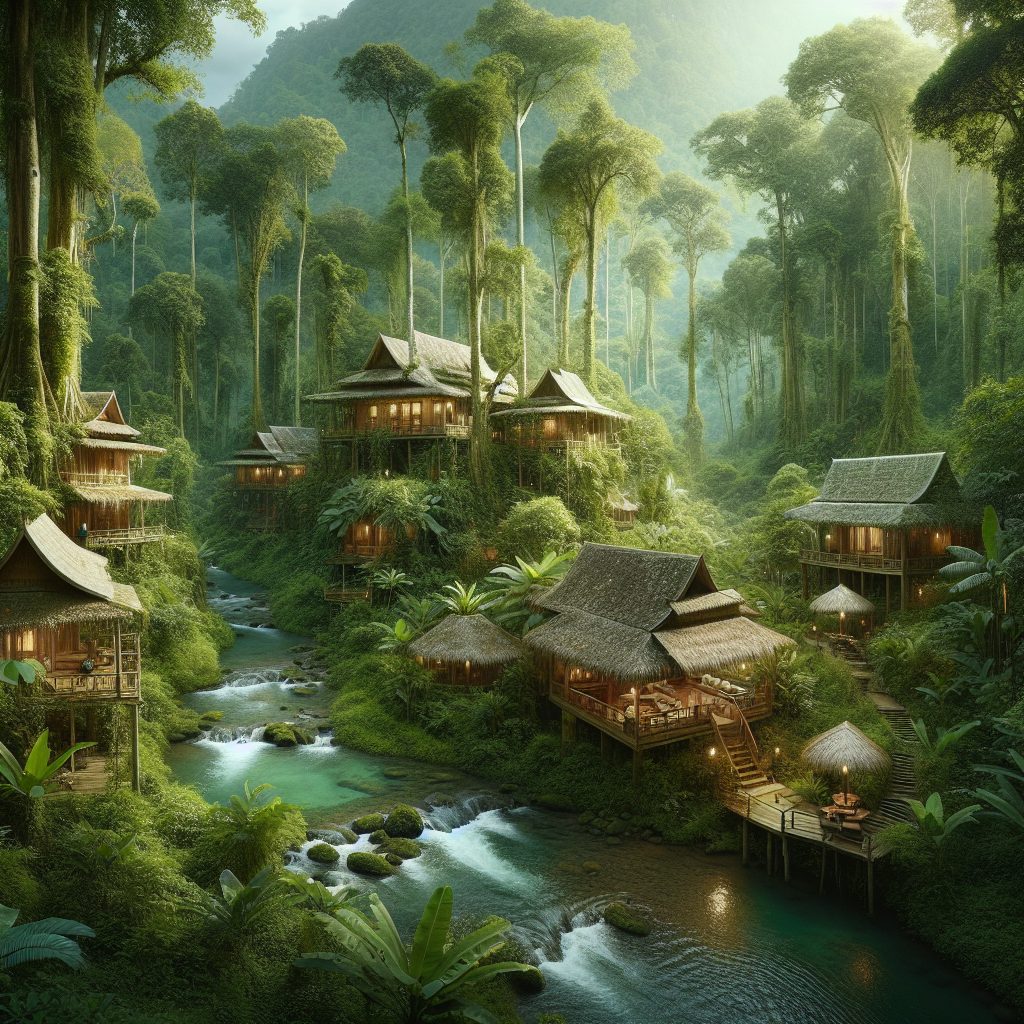 Quiet Resorts in Laos Surrounded by Nature and Rivers