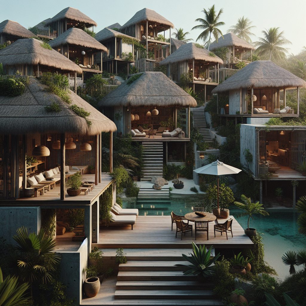 Rustic Villas Tulum Feel Simple Natural Open Living