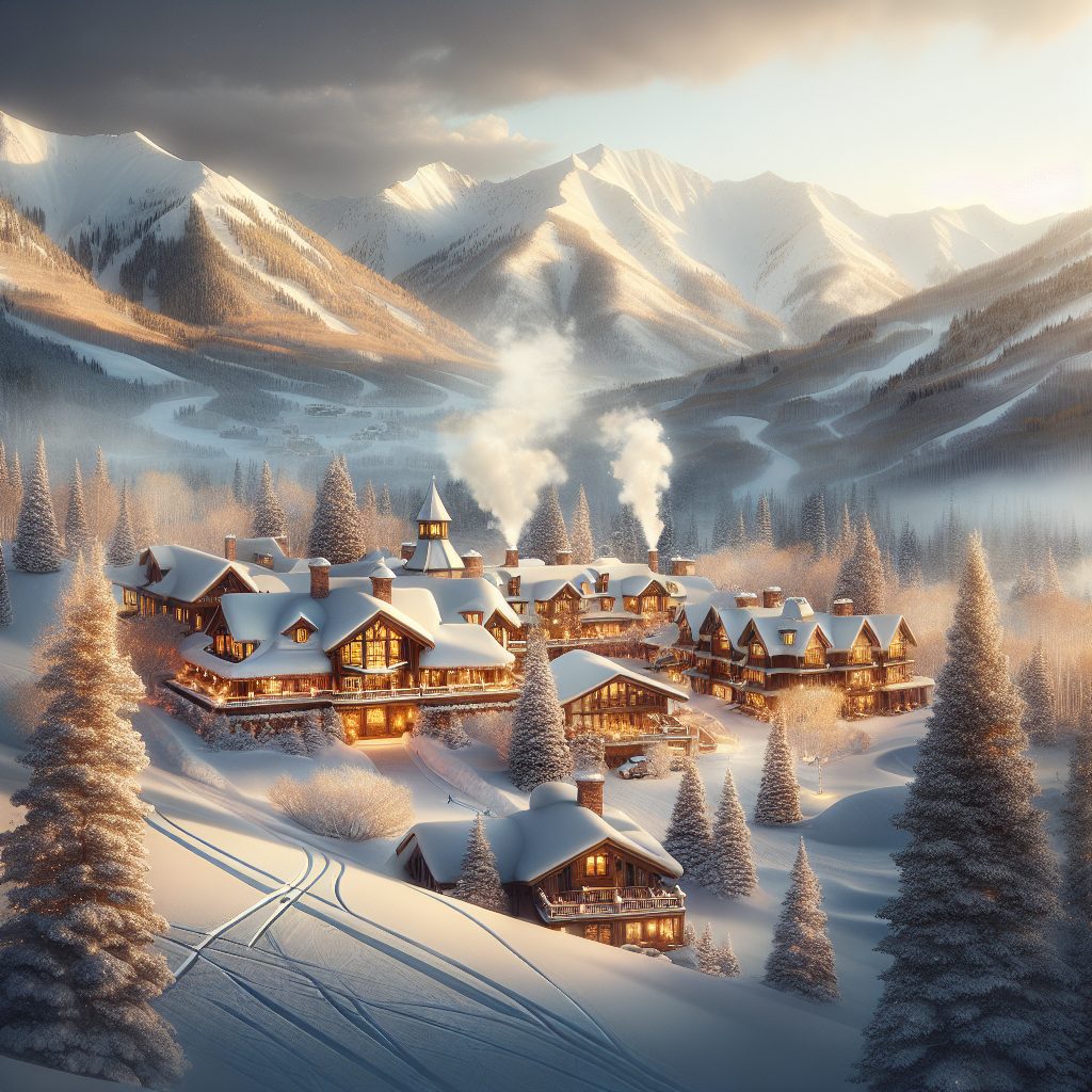Snow Covered Resorts Aspen Feel Cozy Exclusive Warm