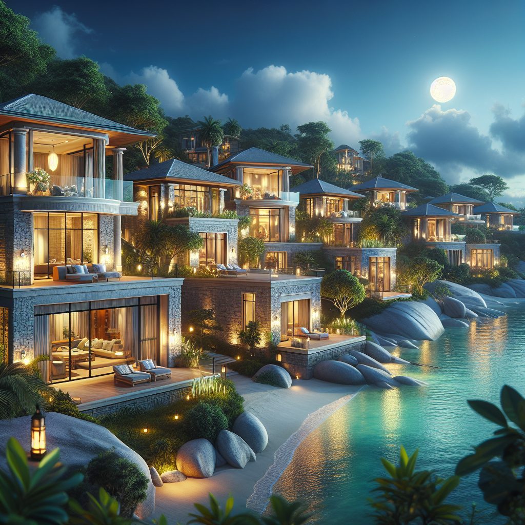 Wenselle Villas With Romantic Light and Premium Coastal Prestige